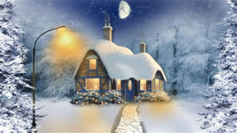 The Enchanting Lights of a Christmas Winter Wonderland